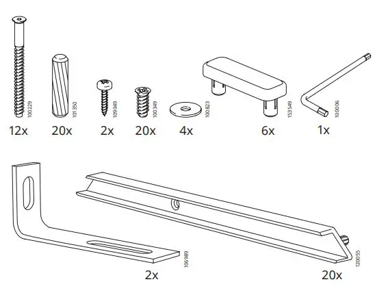 IKEA TROFAST 46x30x146 cm Frame fig2