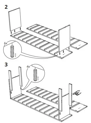 IKEA TROFAST 46x30x146 cm Frame fig4