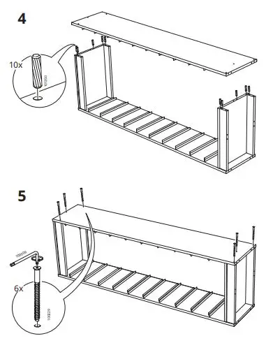 IKEA TROFAST 46x30x146 cm Frame fig5