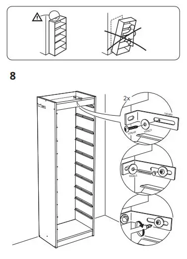 IKEA TROFAST 46x30x146 cm Frame fig7