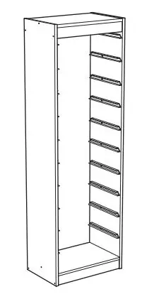IKEA TROFAST 46x30x146 cm Frame