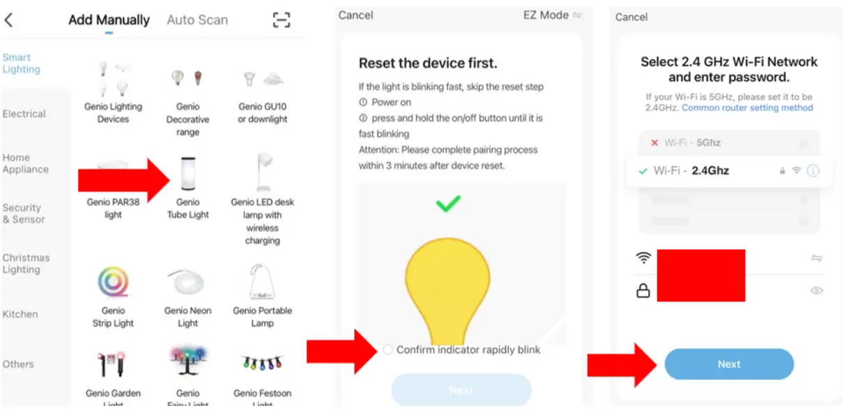 mirabella genio I003934 Wi Fi Pixel Floor Lamp - App 2