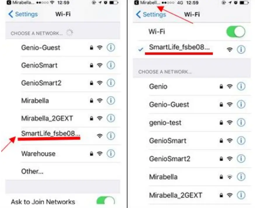 mirabella genio I003934 Wi Fi Pixel Floor Lamp - App 4