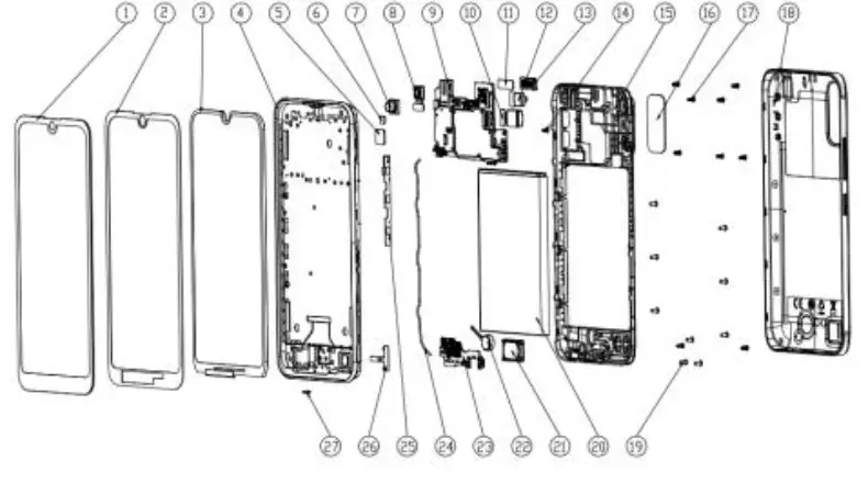 TECNO A571LS Smartphone FIG 1