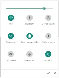 COOPERS CP10 10 Inch Android Tablet - Quick setting 1
