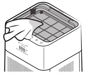 WINIX XQ Air Purifier- Grasp the bac