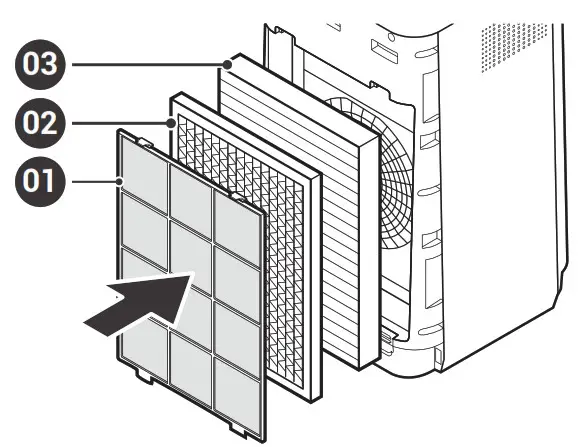 WINIX XQ Air Purifier- True HEPA Filter