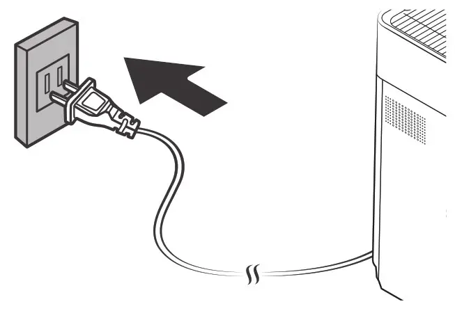 WINIX XQ Air Purifier- electrical outlet