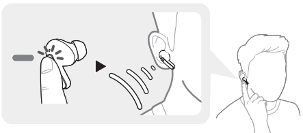 LG TONE FP8 Active Noise Cancelling Earbuds - ANC