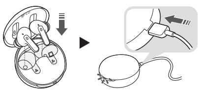 LG TONE FP8 Active Noise Cancelling Earbuds - Wired Charging