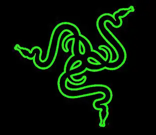 RAZER RC81-0398 Backlit Head Cushion logo