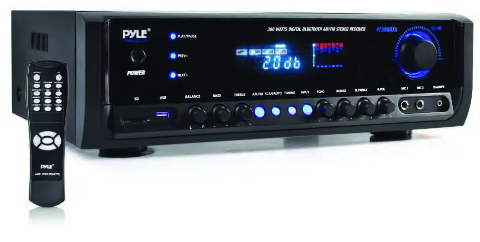 Pyle Digital Home Theater Wireless Bt Stereo Receiver User Manual