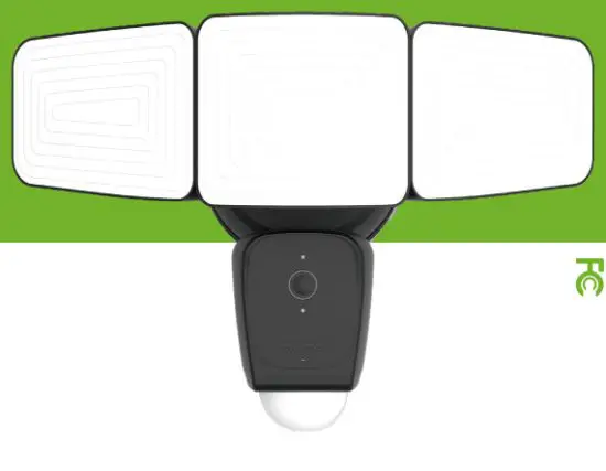 home zone security ES06582G Smart Wireless Triple Head Led Floodlight Camera