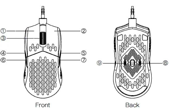 Keychron M1 Ultra-Light Optical Mouse fig 1