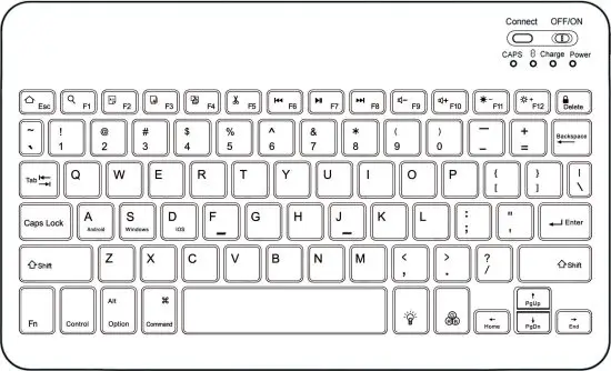 INFiLAND BK-100 Mini Bluetooth Keyboard