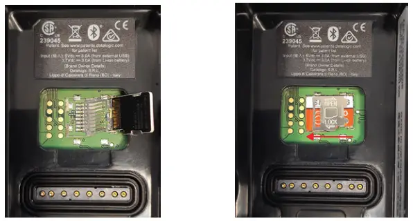 DATALOGIC SKORPIO X5 Rugged Mobile Computer- Insert the microSD