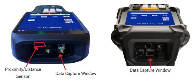 DATALOGIC SKORPIO X5 Rugged Mobile Computer- Top View