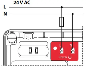 SALUS KL08RF 24V ZigBee Network Wireless Wiring Centre - Power Supply