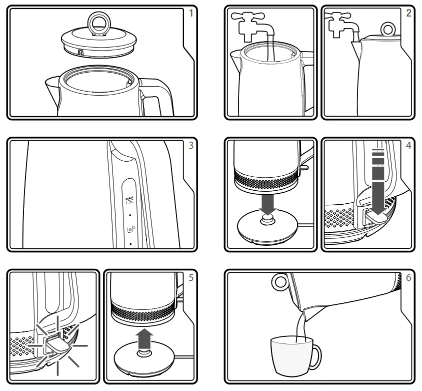 morphy richards illumination Stainless Steel Jug Kettle - Overview 2