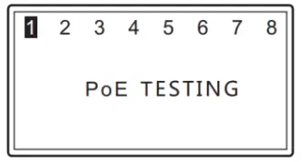 PCE POE 10 Cable Tester - figure 3