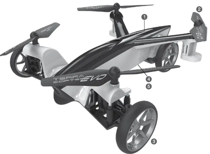 PROTOCOL Terracopter EVO RC Car Drone with Live Streaming Video 1