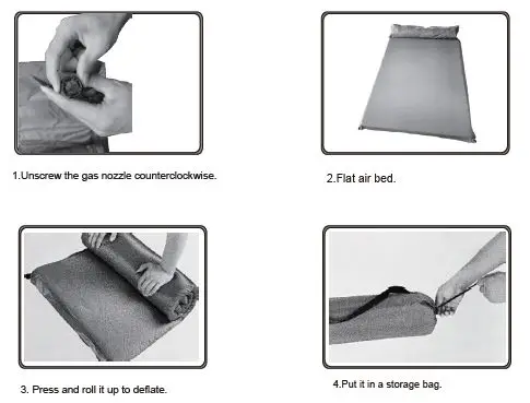 COSTWAY NP10152 Double Tent Cot Camping Bed 5