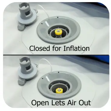 SEA EAGLE 393RL RazorLite Inflatable Kayak Pro Package - VALVES AND PUMPS 2