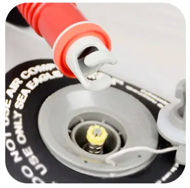 SEA EAGLE 393RL RazorLite Inflatable Kayak Pro Package - VALVES AND PUMPS 5