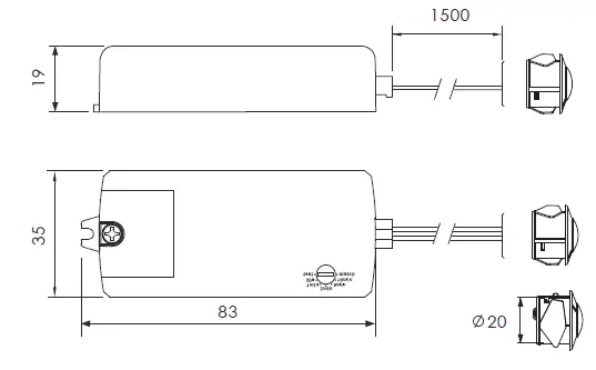 LEYTON SHE-B-250S 250 Watt Electronic Sensory Relay-