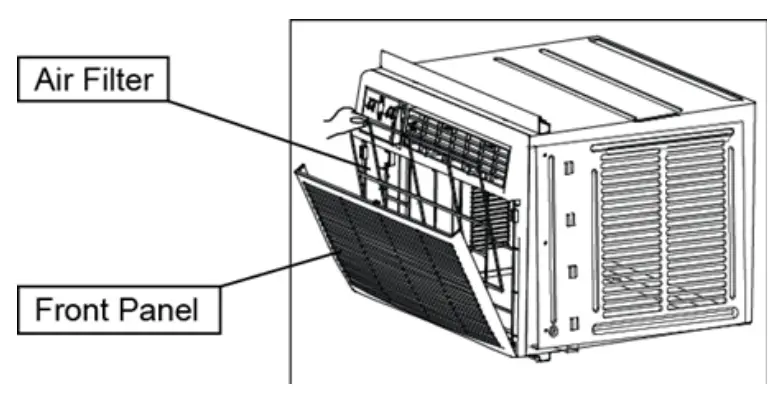 Koldfront WAC18001W Window Air Conditioner Owner's Manual - Air Filter
