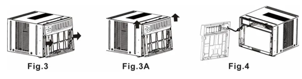Koldfront WAC18001W Window Air Conditioner Owner's Manual - Fig. 3,4