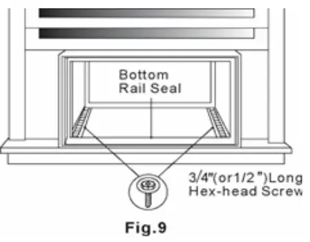 Koldfront WAC18001W Window Air Conditioner Owner's Manual - Fig. 9