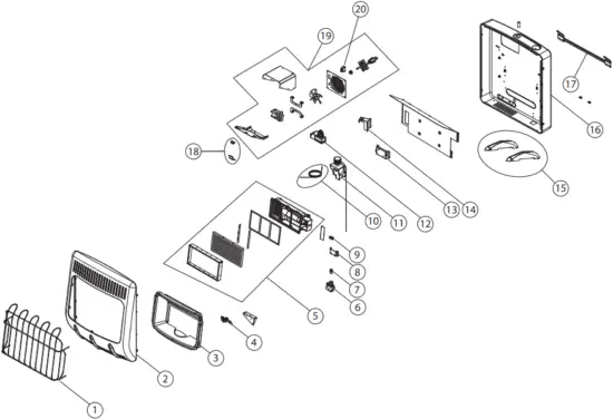 MHVFBF20NGBT - PARTS LIST 1