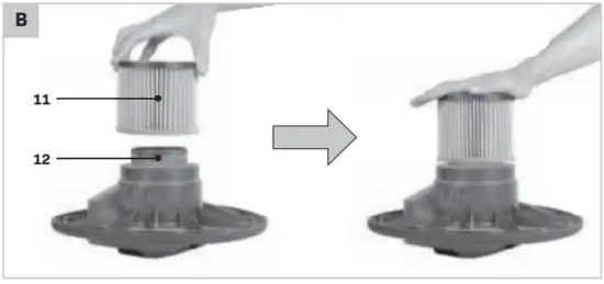 VONROC VC501AC ASH Vacuum Cleaner - 2