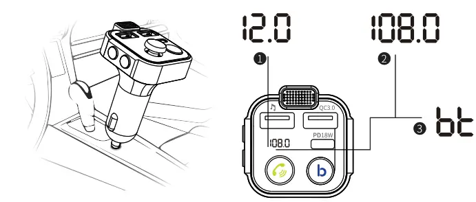 Shenzhen Leaderment Technology UBCH2612ASUP Car Wireless FM Transmitter - fig 2