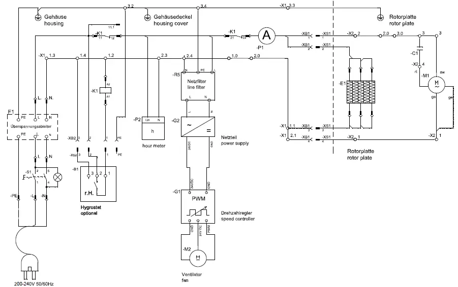 Circuit diagram TTR 200