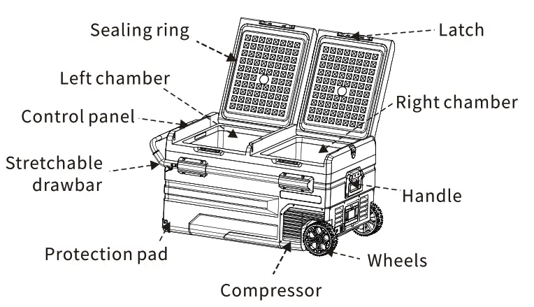 BODEGA TWW75 12 Volt Car Refrigerator - fig 4