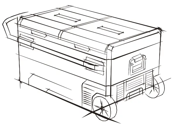 BODEGA TWW75 12 Volt Car Refrigerator
