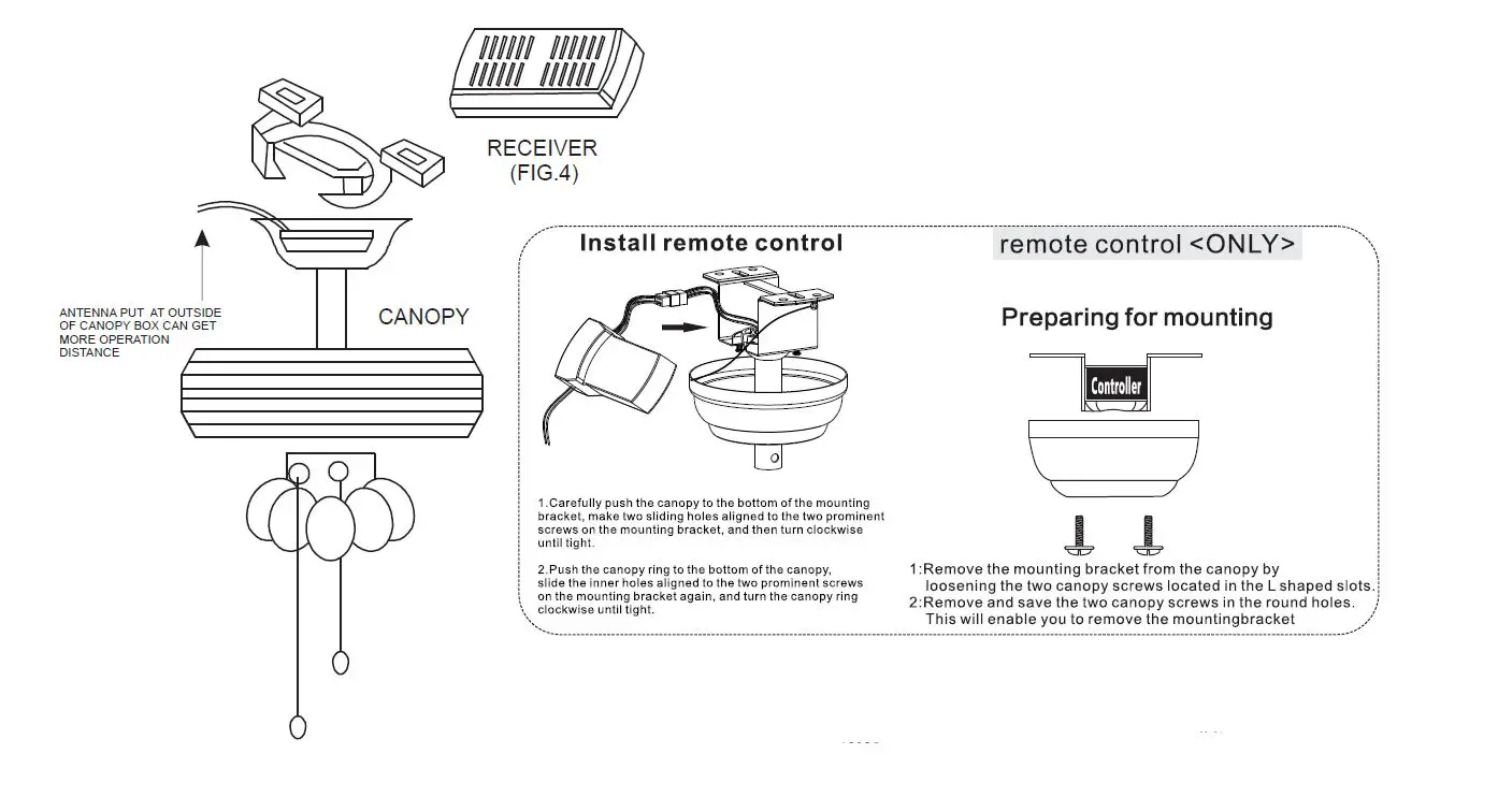 Parrot Uncle F3518110V 36-Inch Indoor Farmhouse Retracta2le Ceiling Fan21