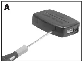 FORD Phonocar Steering Wheel Controls- Introduce a small screwdriver