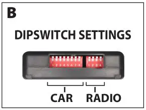 FORD Phonocar Steering Wheel Controls-The switches for setting the car