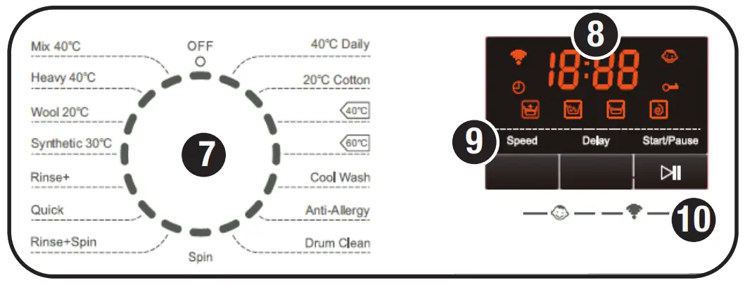 STIRLING STR FLW80W 8kg Washing Machine - fig1