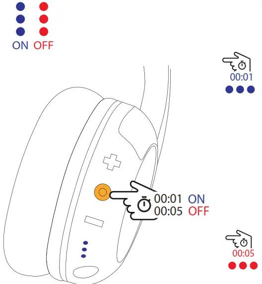BuddyPhones Play Plus Wireless Bluetooth Headphones for Kids - Volume up 1