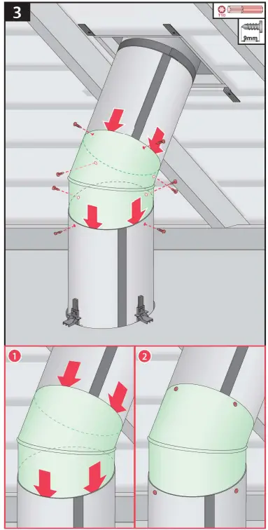 FAKRO 65091 SRK-14 SRK Elbow Extension 5
