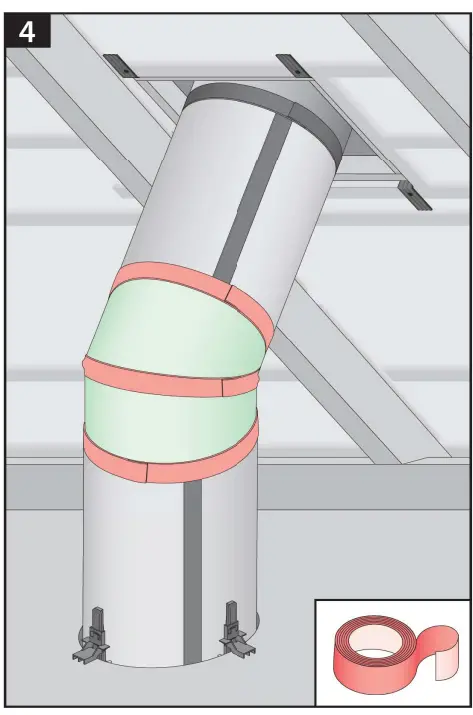 FAKRO 65091 SRK-14 SRK Elbow Extension 6