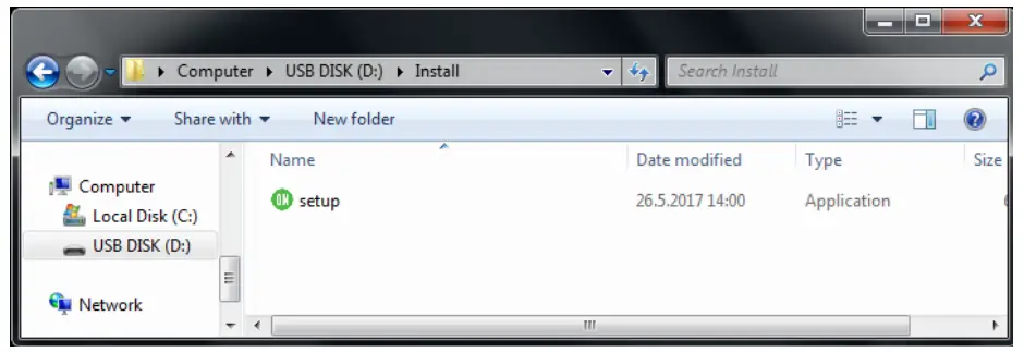 Installation of GUI SW