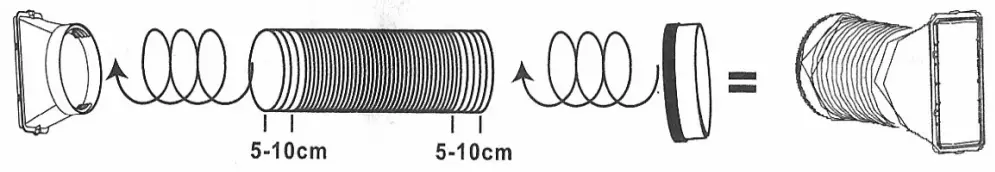 ATTACHING EXHAUST HOSE