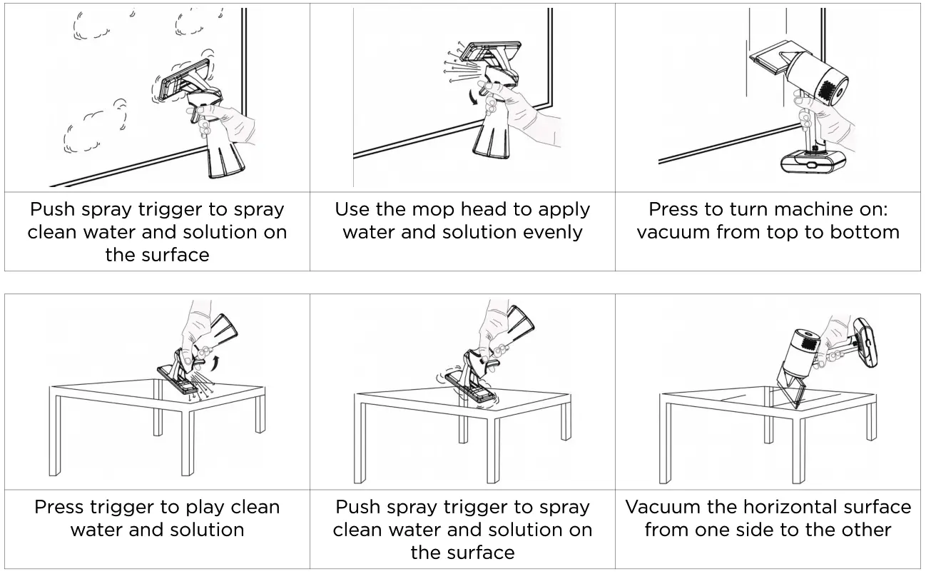 kogan Window Vacuum Cleaner -- clening