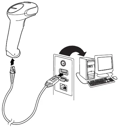 Honeywell Voyager XP 1470g Series Corded Area-Imaging Scanner-2
