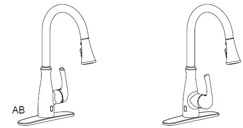 BEMIS FLOW Motion Activated Single Handle Pull Down Sprayer Kitchen Faucet-31